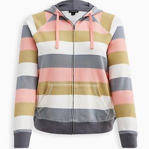NWT Torrid Super Soft Fleece Zip Hoodie, size 3